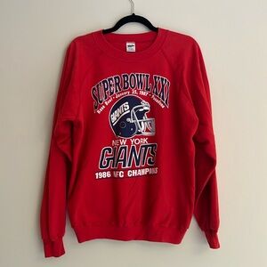 Vintage New York Giants Super Bowl XXI Crewneck Sweatshirt
